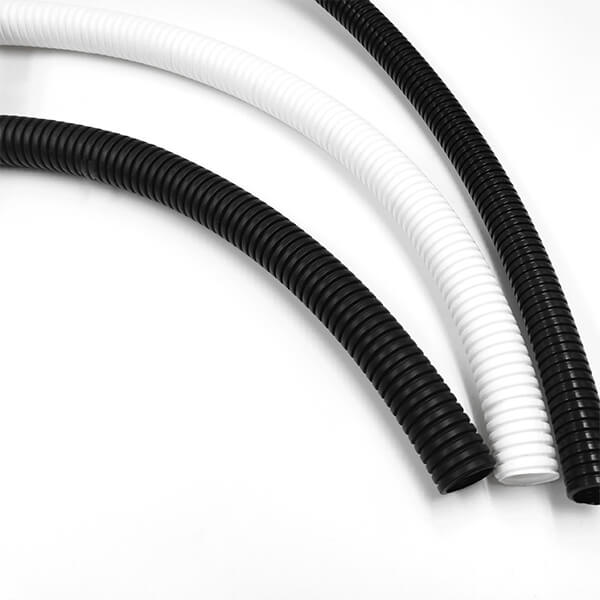 Plastic pa pp pe corrugated flexible electrical conduit