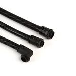 Plastic pa pp pe corrugated flexible electrical conduit