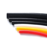 Plastic pa pp pe corrugated flexible electrical conduit