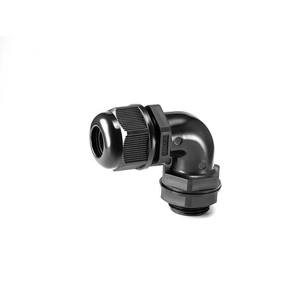 90 Degree Waterproof Ip68 Elbow Nylon Cable Gland