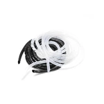 PE White Black Round Spiral Wire Wrapping Band cable wire wrap