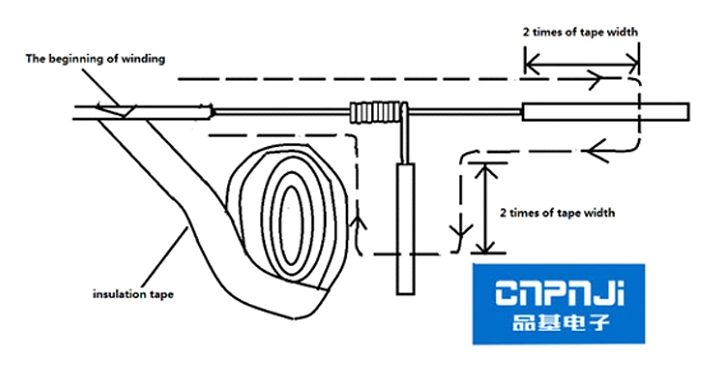 Insulation treatment of wire connection