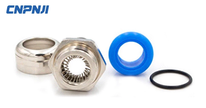 Anti magnetic wave metal cable glands