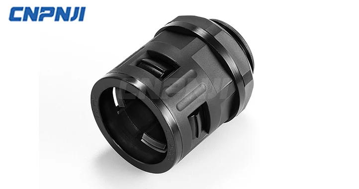 Quick corrugated tube fitting connector