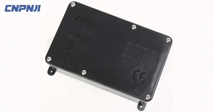 Photovoltaic junction box with CNPNJI