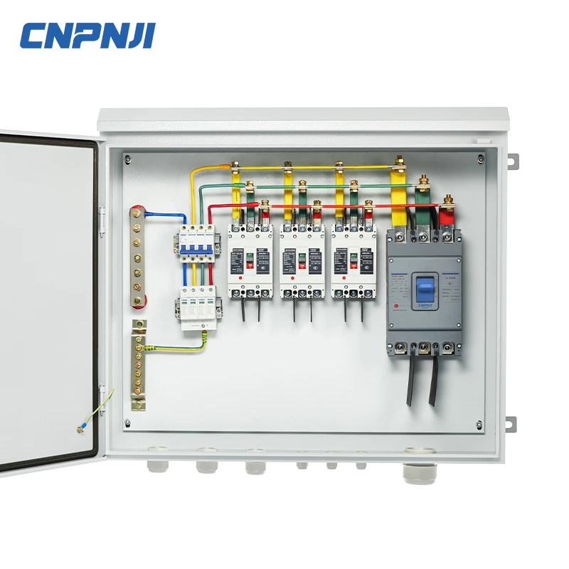 3 Strings 3 in 1 out Ac 380V 125A solar pv combiner box