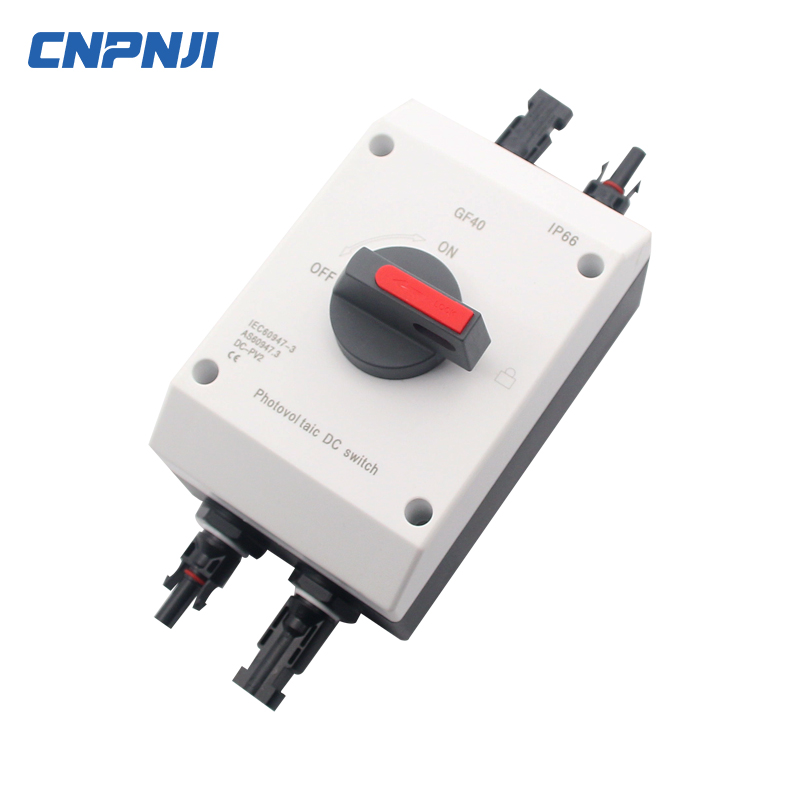 Waterproof DC 4P 32A Disconnector isolator switch