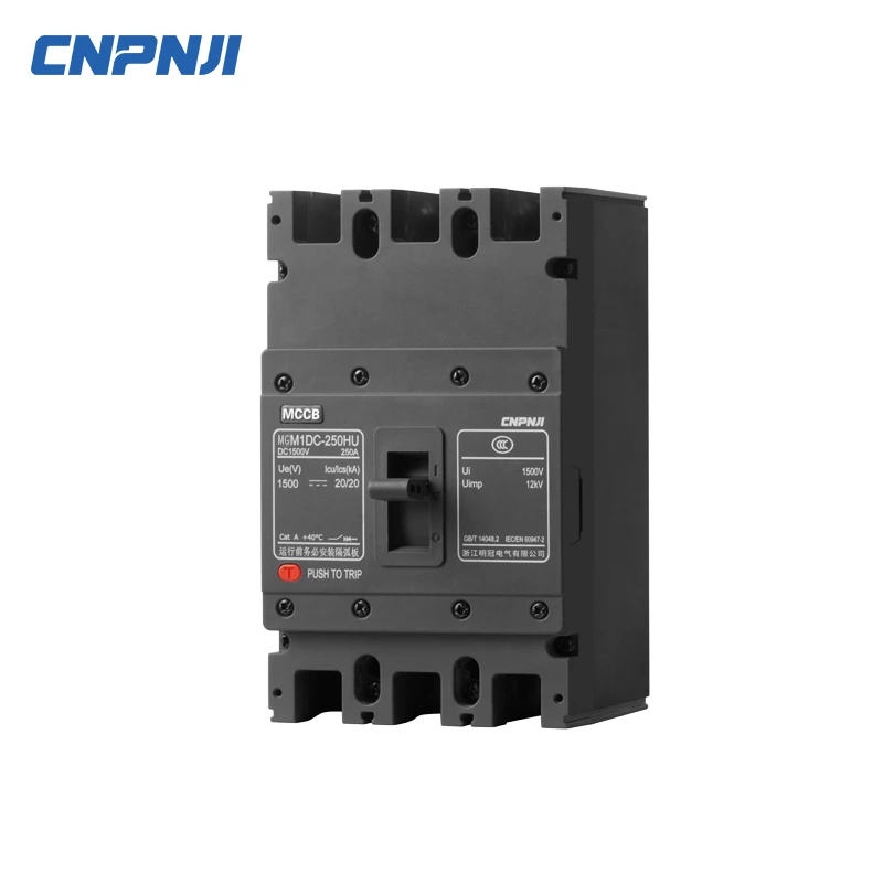 MCCB 1000V/1500V Molded Case Circuit Breaker
