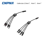 Y branch solar pv panel cable wire connector