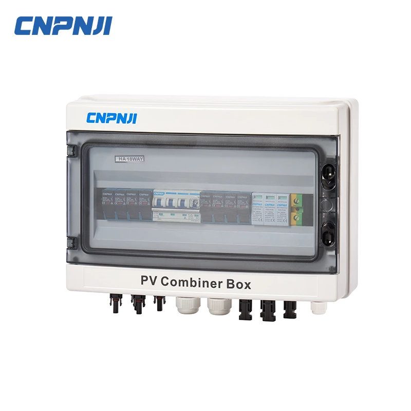 4 string 500v 1000v 60A 80A solar pv dc combiner box
