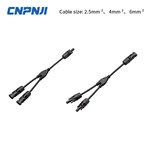 Y branch solar pv panel cable wire connector