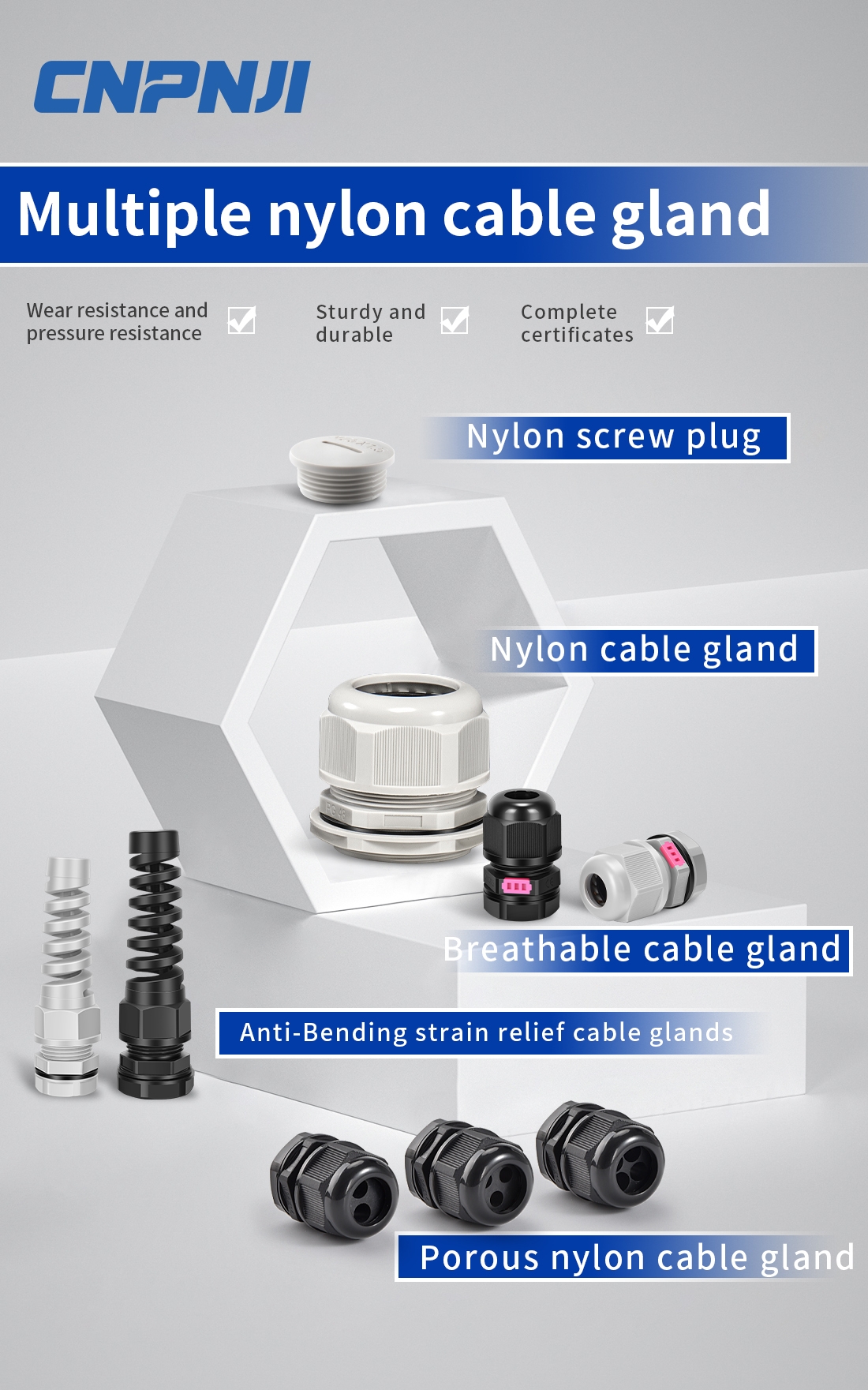 pg nylon cable gland