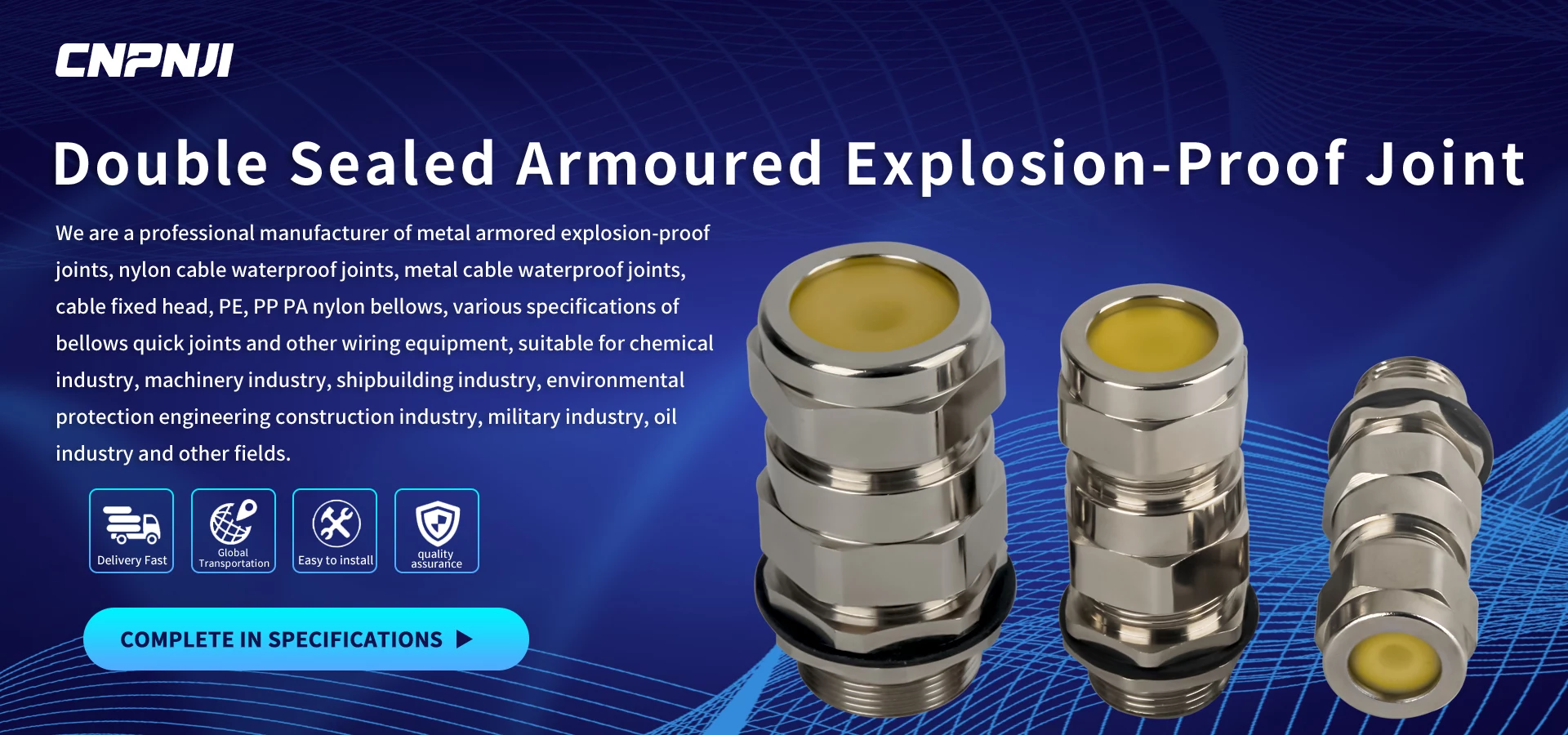 Explosion proof joint