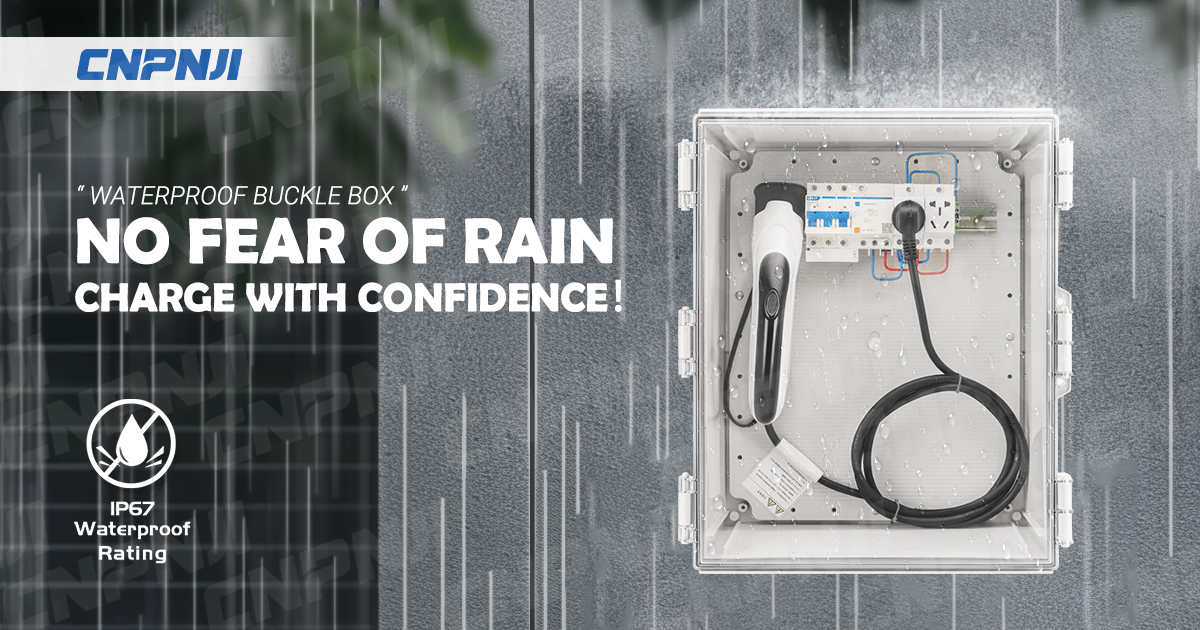 The structural design of the snap-on waterproof box